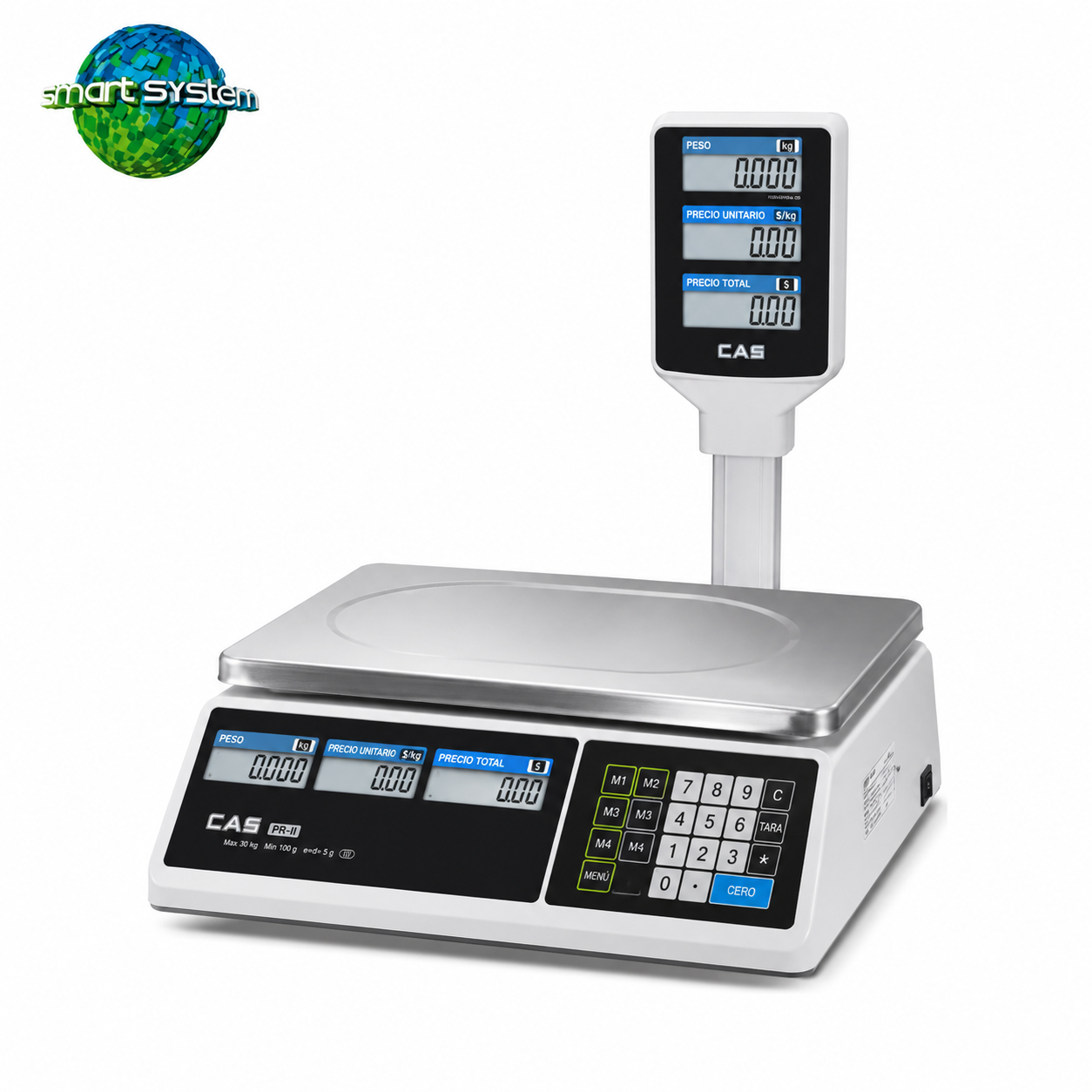 BALANZA ELECTRONICA CAS PR II SERIES 30KG